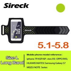 Sireck 5.8 Inches Panjang-band Waterproof Armband Outdoor Menjalankan Arm Tas ARM Pouch Arms Paket Jogging Gym Multifungsi Mobile Phone Armband Case Cover Holder 4 Warna-Intl