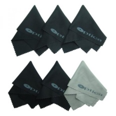 Six (6) Premium High Grade Microfiber Cleaning Cloths for Lenses, Laptops, Tablets, Cellphone, Tv Screens, and All Other Delicates Surfaces - 100% Washer and Dryer Safe, Best Quality Materials and Finish.