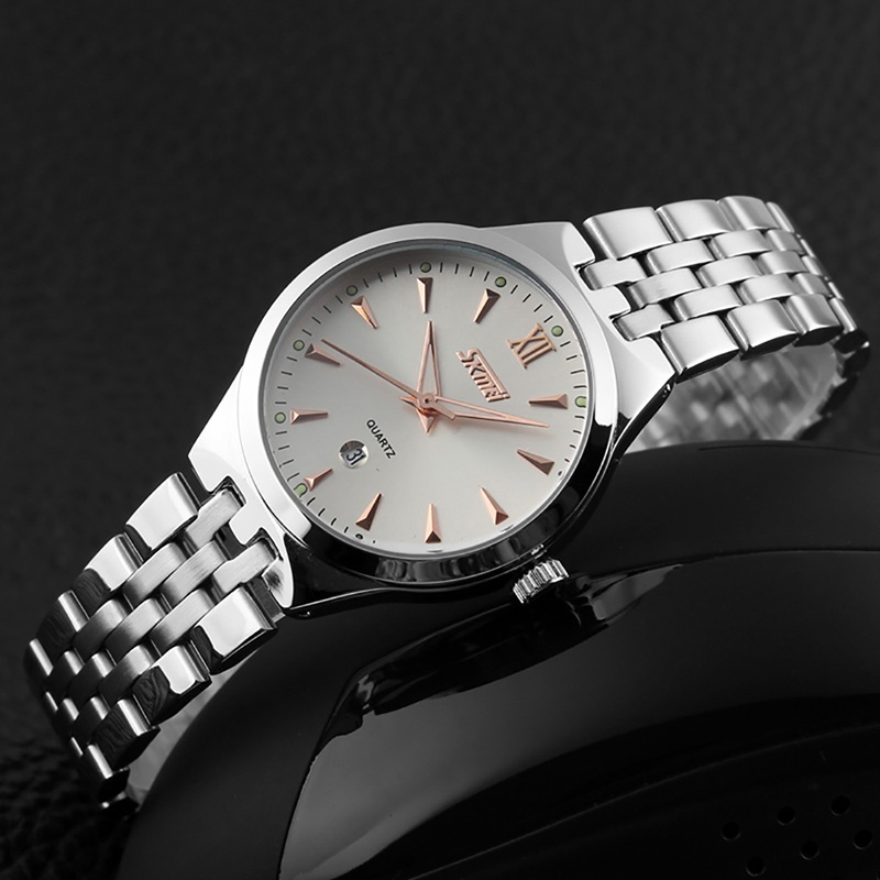 SKMEI Merek Jam Tangan Wanita Mewah Kuarsa Jam Tangan Fashion Sports Penuh Baja Dive Kasual 9071-Intl