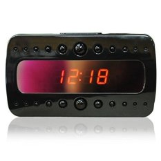 SKY Full HD 1920x1080 P SPY Kamera Tersembunyi dengan Night VisionMiniDeskAlarm Clock Camera-Intl