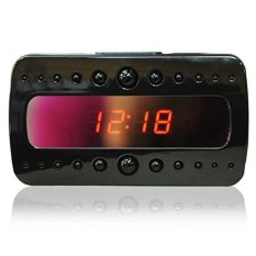 SKY Full HD 1920x1080 P SPY Kamera Tersembunyi dengan NightVisionMiniDeskAlarm Clock Camera-Intl