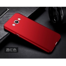 Slim Fit Shell Hard Penuh Pelindung Anti-gores Cover Case untuk Samsung Galaxy A8/A8000 (merah) -Intl