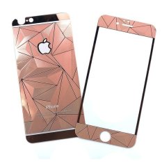 Smart Tempered Glass Protector 3D Diamond Colour for Iphone 6,6s - Rose Gold