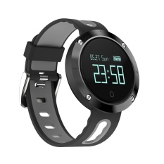 Smart Watch Pedometer Monitor Kebugaran Tracker Denyut Jantung Gelang (Abu-abu)-Intl