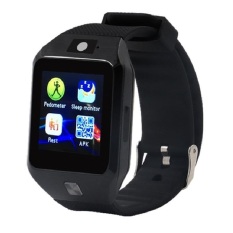 Jam Tangan Ponsel Pintar DZ09S Mendukung Kartu SIM Olahraga And Sehat Mengingatkan For IOS And Android handphone Terkini Dz09 (hitam)