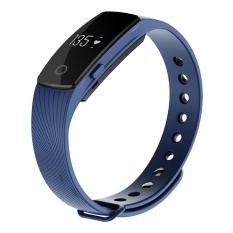 Smart Gelang ID 107 ID107 Watch Heart Rate Monitor RemoteBluetooth Smart Band Gelang Pedometer Kebugaran SmartBand ReminderBl-Intl