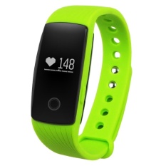 Smart Gelang ID 107 ID107 Watch Heart Rate Monitor RemoteBluetooth Smart Band Gelang Pedometer Kebugaran SmartBand ReminderGr-Intl