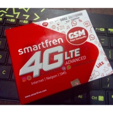 Smartfren 4G Perdana Gaya Semau-Mu(GSM) Quota 13GB (8GB data + 5GB social) - 5 pcs