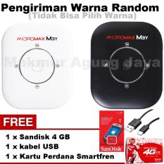 Smartfren Andromax M3Y Mifi / Modem Wifi 4GLite -Warna Random + Free Sandisk 4GB + Free Kabel USB + Kartu Perdana Smartfren