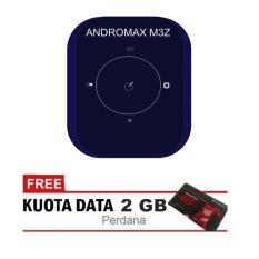 Smartfren Modem MiFi Mobile Andromax M3Z + Kuota 2GB - Biru