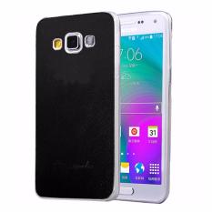 Smile Case Slim TPU With Leather Untuk Samsung Galaxy Grand 1 Duos / 9082 - Hitam