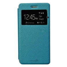 Smile Flip Cover Lenovo Vibe K5/K5 Plus - Biru Muda