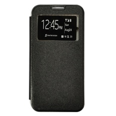 Smile Flip Cover Redmi 4A - Hitam