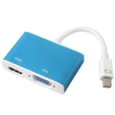 Sobuy Biru 2 In 1 Dp Mini Ke VGA Bohlam Volt untuk Apple Macbook MacBook Pro MacBook Air