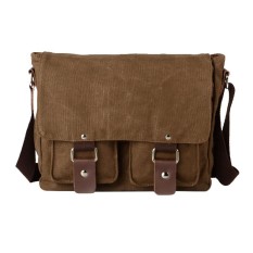 SOBUY Tas Kamera DSLR SLR, Grey Perekam Video Digital Fotografi Canvas Sling Backpack Pelindung Ransel Messenger Bahu Tahan Air dengan Shockproof Insert untuk Sony Canon Nikon Olympus Pentax (Kopi) -Intl