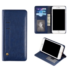 SOBUY IPhone Case, 2 In 1 Slot Kartu Holder Ganti Dompet Dompet dan Ultra Slim PU Kulit Flip IPhone Case dengan Kickstand Fungsi dan Magnetic Closure-Intl