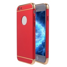 SOBUY Kobwa IPhone 6 S/6 Plus Case, 3 In 1 Ultra Tipis Hard Anti-Gores Tahan Guncangan Menyepuh Dgn Listrik Frame dengan Permukaan Permukaan Kasus Grip Yang Bagus untuk Apple IPhone 6 S/6 Plus-Intl