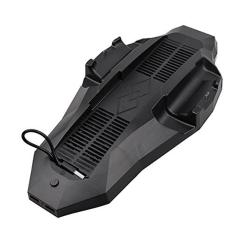 SOBUY PS4 Vertikal Stand Cooler Fan Charging Station (Hitam)-Intl
