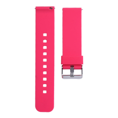 Soft Silicone Replacement Sport Watch Wrist Band Strap untuk Cookoo2 Watch (Rose Red)-Intl