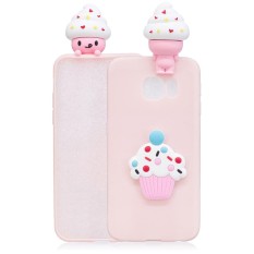 Soft TPU 3D Lucu Kartun Slime Toy Doll Phone Back Case Cover untuk Samsung Galaxy S6 Edge G9250-Intl