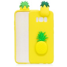 Soft TPU 3D Lucu Kartun Slime Toy Doll Phone Back Case Cover untuk Samsung Galaxy S8-Intl