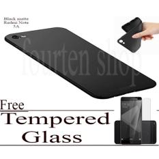 Softcase case carbon Black Matte Xiaomi Redmi Note 5A + FREE Tempered Glass Scren protecktor Redmi Note 5A_BENING
