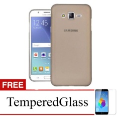 Softcase for Samsung Galaxy Alpha / G850 - Abu-abu + Gratis Tempered Glass - Ultra Thin