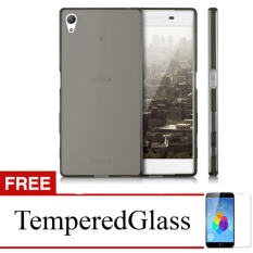 Softcase for Sony Xperia Z3 / D6603 - Abu-abu + Gratis Tempered Glass - Ultra Thin