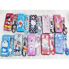 Softcase Gambar Karakter For OPPO A37 / NEO 9 Free Ring Semotif Dan Gantungan Boneka AKIO_SHOP