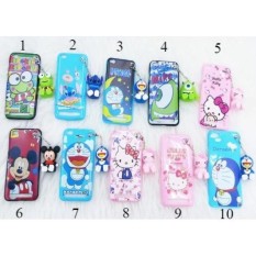 Softcase Gambar Karakter Plus Gantungan Boneka For OPPO F5 - (random)
