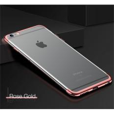 Softcase Neon Light Iphone 6 / 6S Case Silicon Casing List Warna - ROSE GOLD