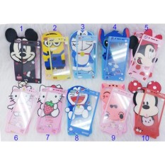 Softcase/Case Karakter 4Dimensi Timbul FOR VIVO Y69 Free Tempered Glass Motif Senada Case (RANDOM) - ABS