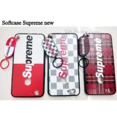 Softcase/Case Motif Supreme For OPPO F5 Free Gantungan Keren - ABS