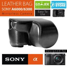 Sony Alpha A6000 / A6300 Leather Bag / Case / Tas Kulit Kamera Mirrorless - Hitam