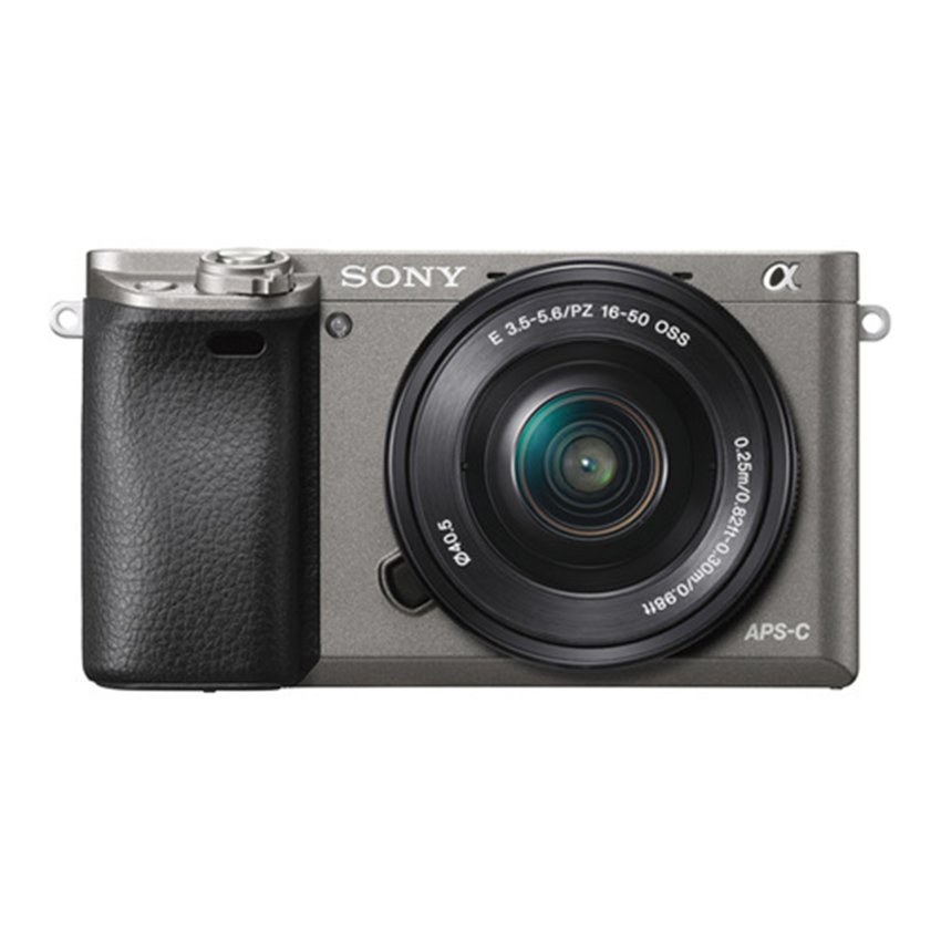 Sony Alpha A6000 Kamera Digital Mirrorless - Lensa 16-50mm -24.3MP - Grey