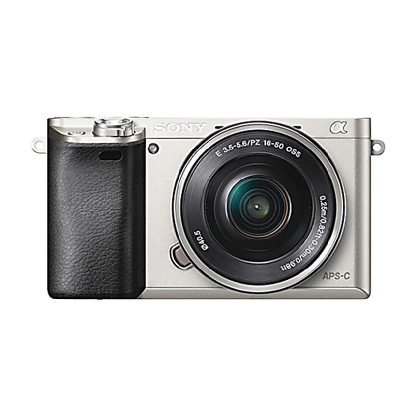 Sony Alpha A6000 Kamera Digital Mirrorless - Lensa 16-50mm - 24.3MP - Silver - Kamera Mirrorless Murah