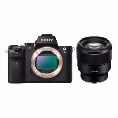 Sony Alpha ILCE a7 Mark II Body Only - Hitam + Sony FE 85mm f/1.8 Lens Special Package