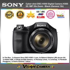 SONY Cyber-shot DSC-H300 Digital Camera H300 20.1MP 35x Zoom Black - Garansi 1th