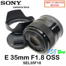Sony E 35Mm F1.8 OSS Lensa Kamera - SEL35F18 Garansi Sony