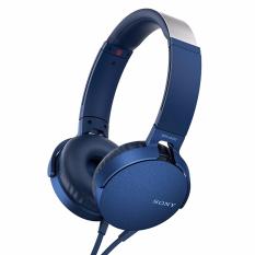 Sony Extra Bass Headphone MDR-XB550AP - Biru