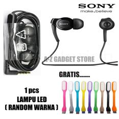 SONY HANDSFREE EX-300 STEREO EARPHONES GRATIS 1 PCS LAMPU LED SIKAT( random warna )