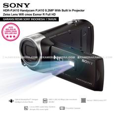 SONY HDR-PJ410 Handycam PJ410 9.2MP With Built In Projector Zeiss Lens Wifi cmos Exmor R Full HD (Resmi Sony)
