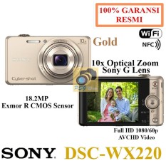 Sony Kamera Digital DSC WX220 Gold