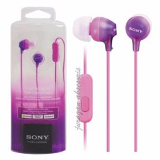 Sony MDR-EX15AP Earphone In-Ear Jack 3.5mm With Mic - Ungu