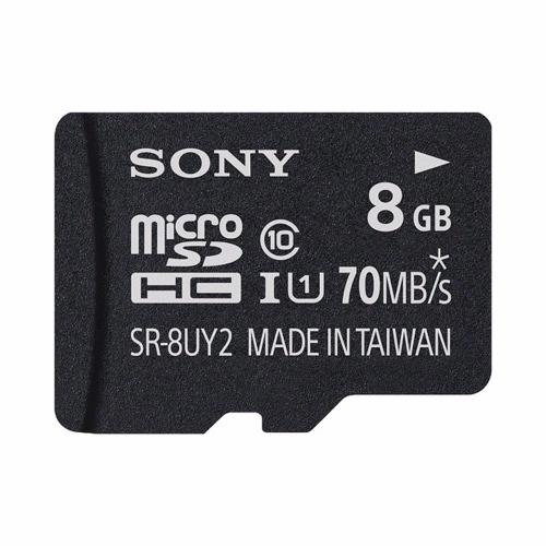 Sony Memory Card Micro SDHC 8GB Class 10 Read Up To 70mbps