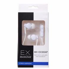 SONY MH-EX-300AP new color white Handfree // Earphone Stereo 3.5mm Black - Original