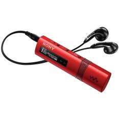 Sony Original NWZ-B183F Red 4GB Walkman MP3, Radio Player free earphone dalam kemasan - warna Merah garansi resmi 1tahun Sony Indonesia