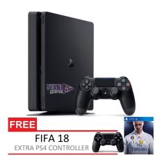 SONY Playstation 4 Slim 500GB Garansi SONY CUH-2006A Extra Controller + FIFA 18