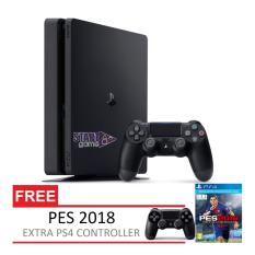 Sony Playstation 4 Slim 500GB Garansi Sony CUH-2006A Extra Controller + PES 2018