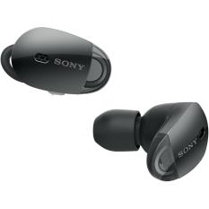 Sony Original WF-1000X / WF 1000X / WF1000X Black Wireless In-Ear Noise Canceling Headphones - headset warna Hitam , garansi resmi Sony Indonesia 1 tahun